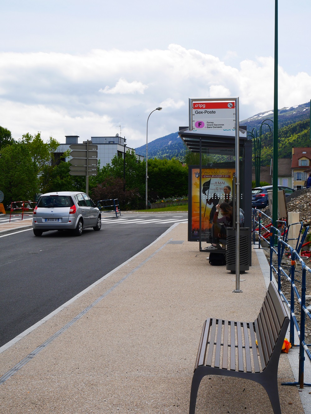 Avenue de la Gare_arrêts de bus en 2019