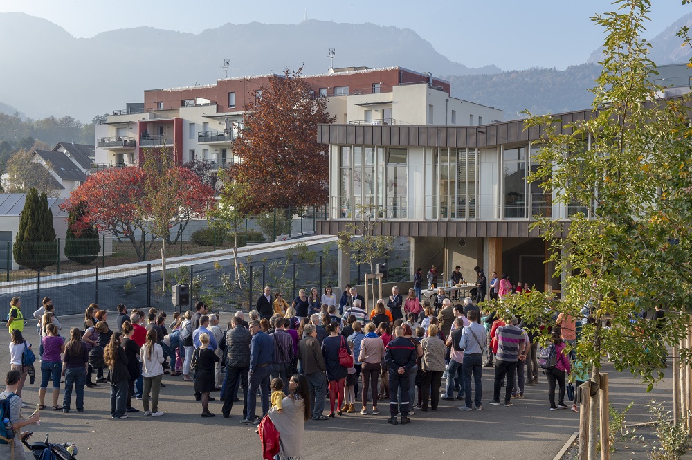 école Parozet lors de l'inauguration en 2018